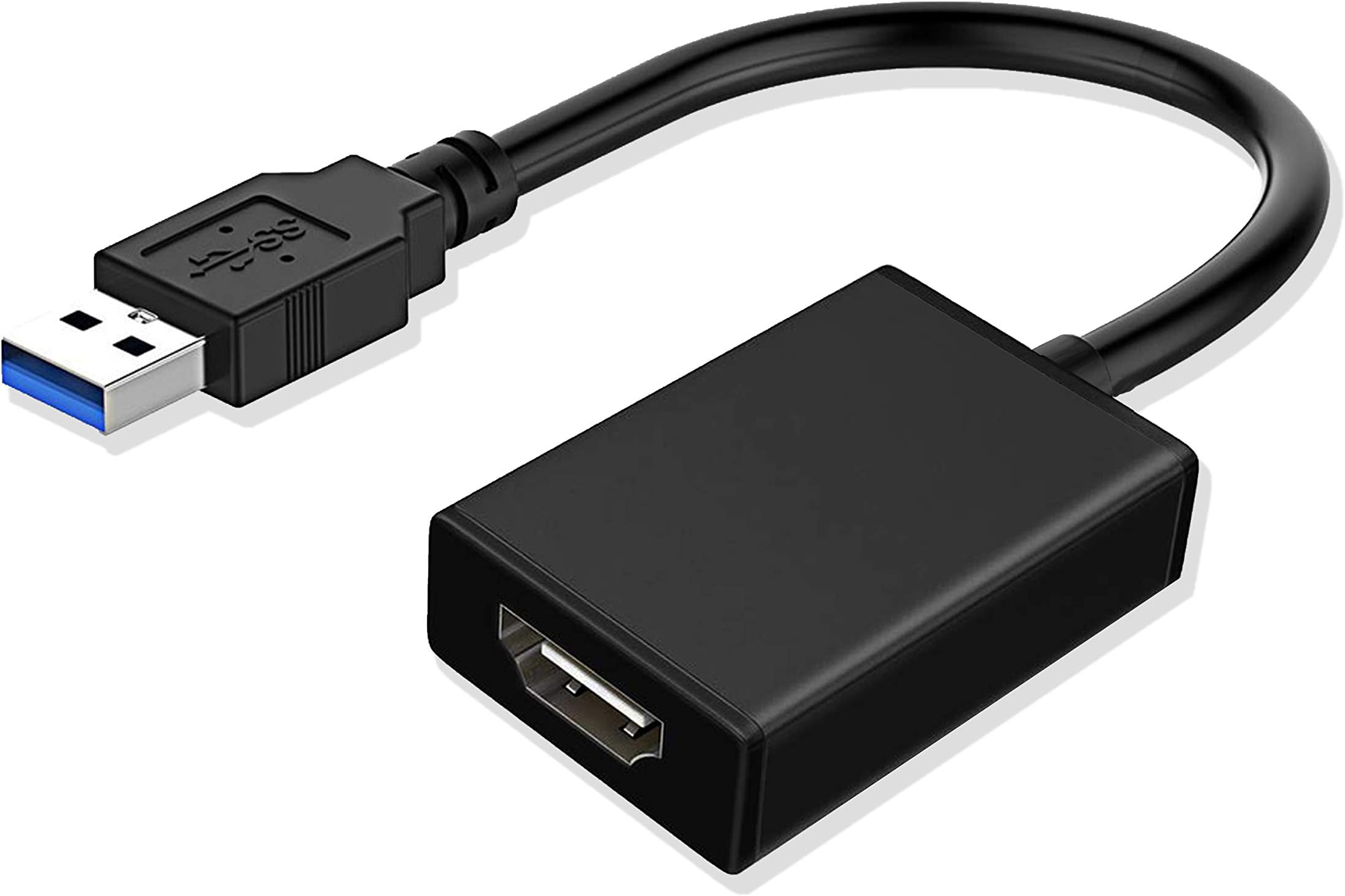 USB to HDMI Adapter, Multi-Display Video Converter- Windows 7 8 10 Desktop, Laptop, PC to Monitor, Projector, HDTV.