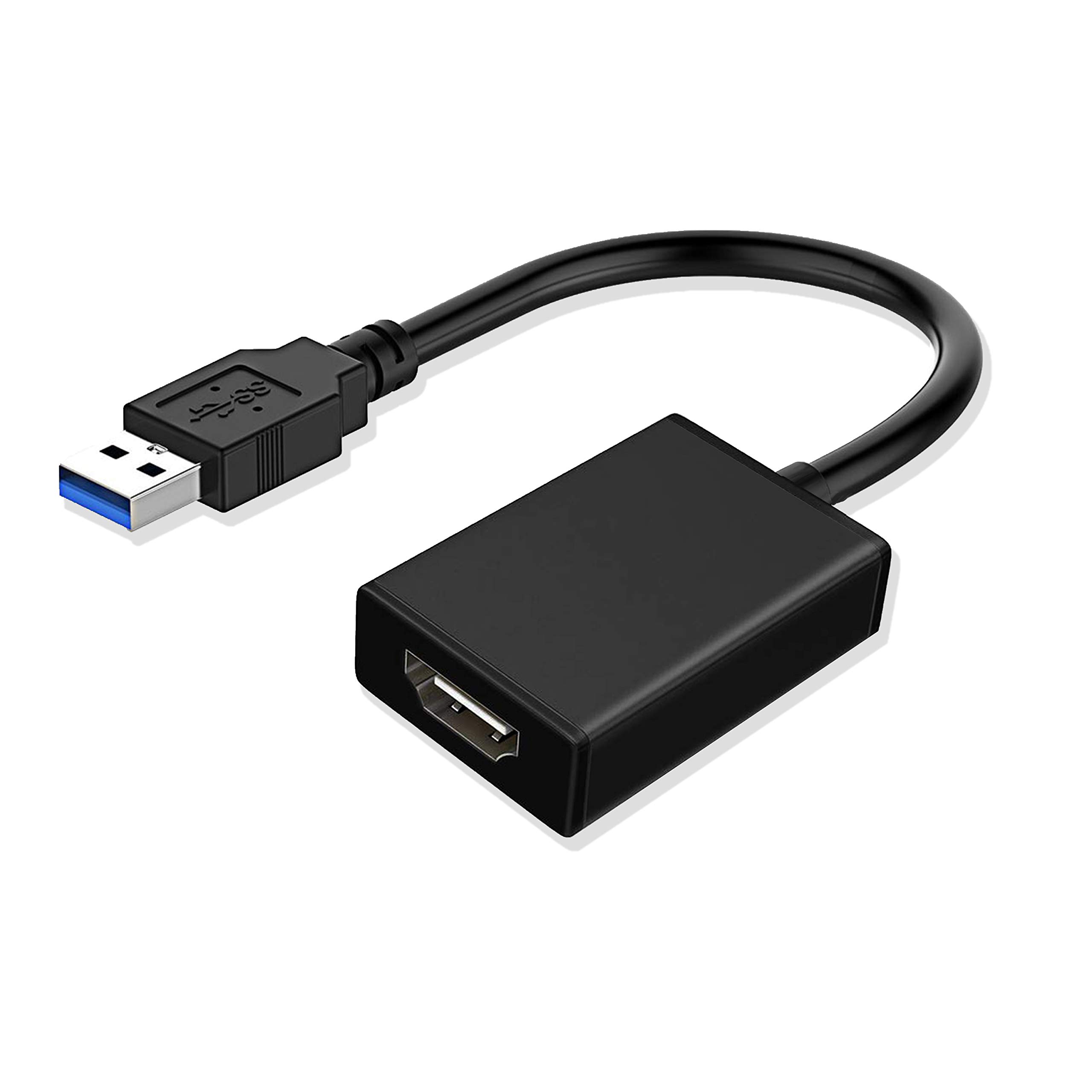 USB to HDMI Adapter, Multi-Display Video Converter- Windows 7 8 10 Desktop, Laptop, PC to Monitor, Projector, HDTV.