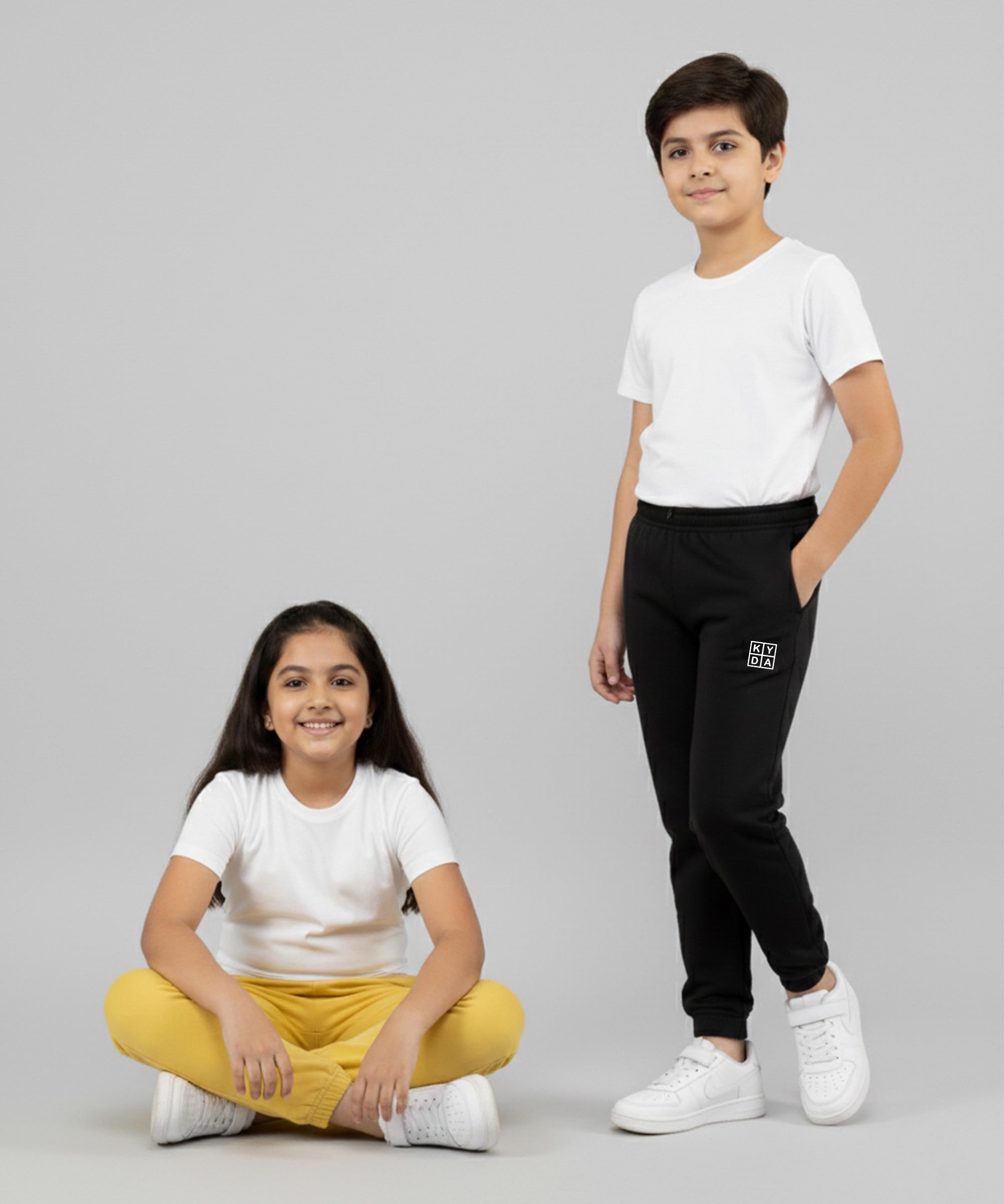 KYDA Kids Pantalones de chándal unisex para niños