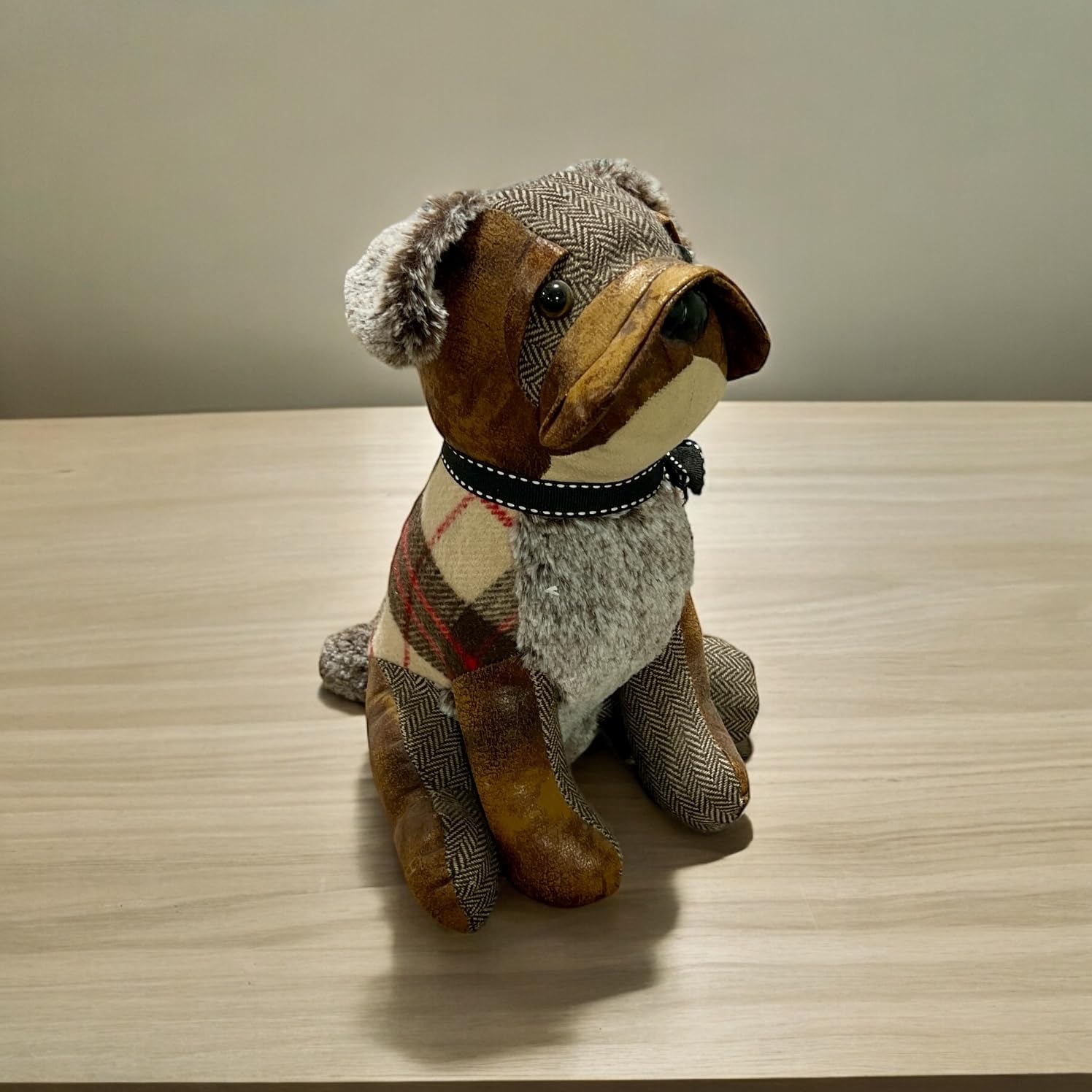 Tope De Puerta Decorativo Con Forma De Perro - Pesa 1,5 Kg, 50% Algodón 50% Lino, Ideal Regalo Para Amantes De Perros