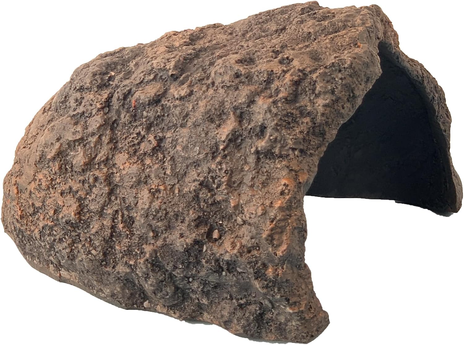 Reptile Rock Hideout Cave, Large Resin Rock Shelter, Terrarium Decor Hiding Spot for Bearded Dragon, Snake, Leopard Gecko, Lizard, Tortoise, Amphibians, Aquarium & Reptile Tank Decor