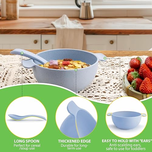 Miniatura 2 de Shopwithgreen - Juego de tazones de paja de trigo