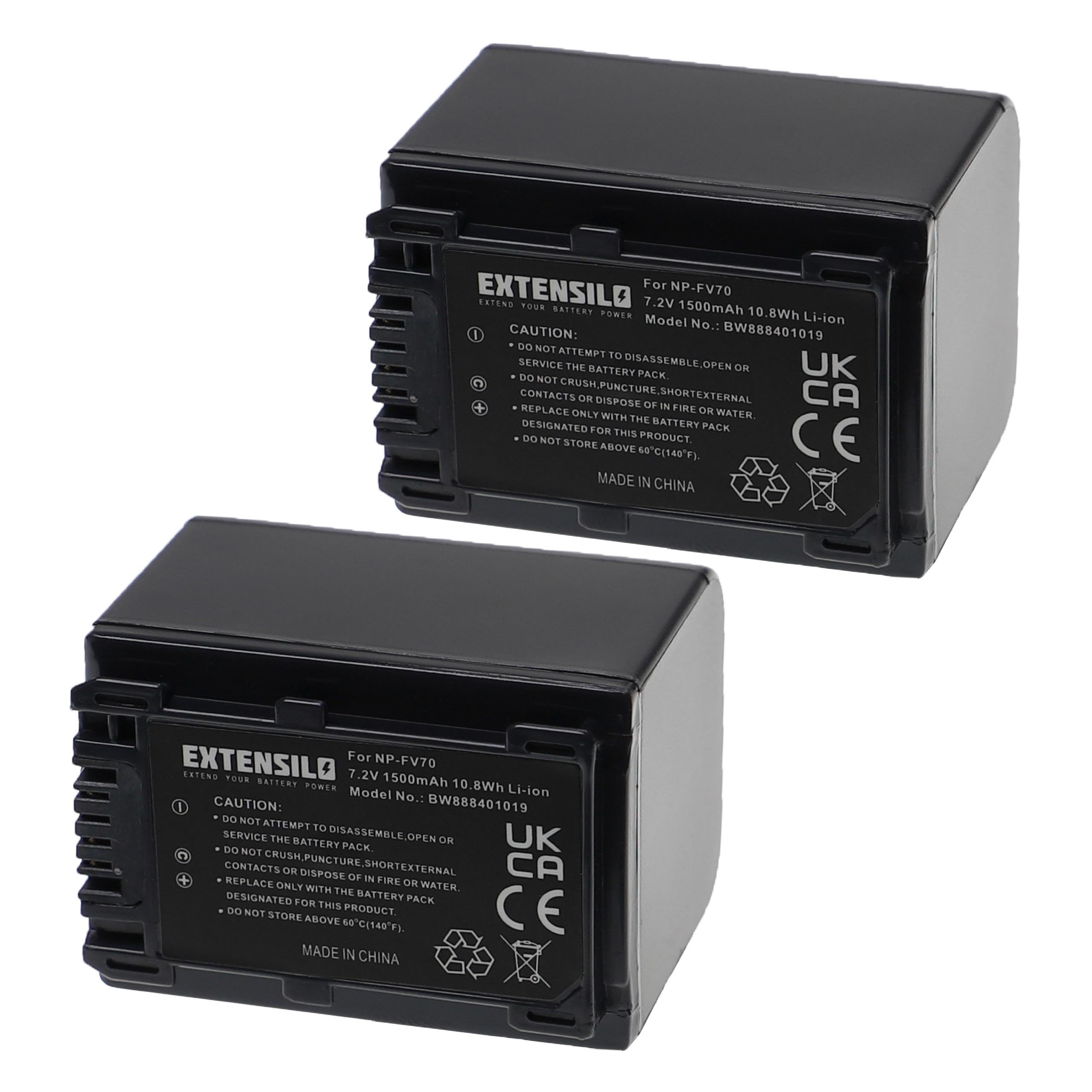 Batteria Agli Ioni Di Litio 2100 MAh NP-FH70 Per Sony HDR-HC7, HC9, UX3, UX5, CX6, XR520 E Molti Altri, Ricambio Di Alta Capacità - 4