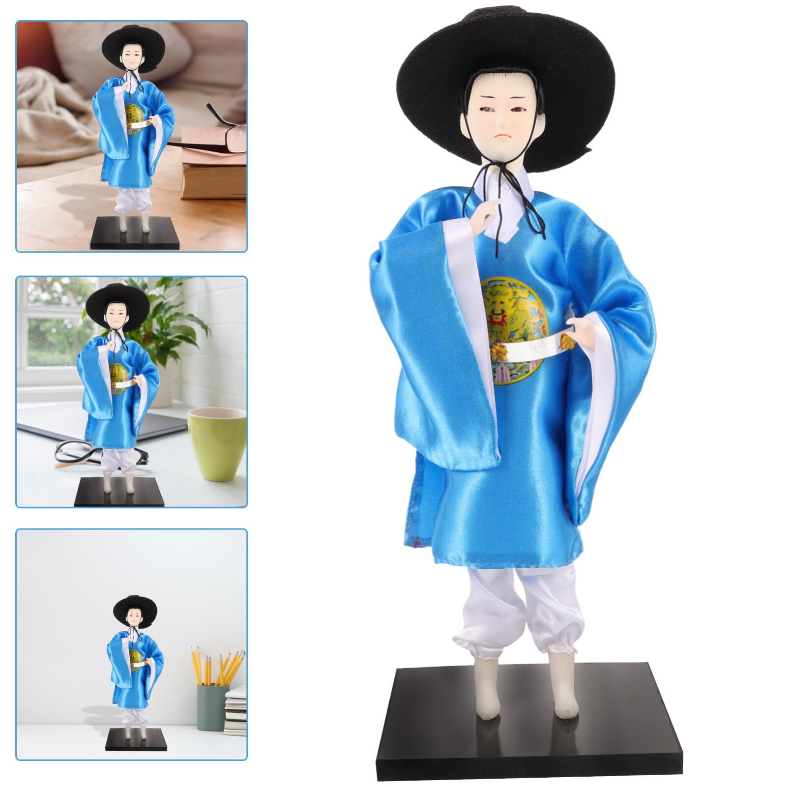 Amazon.co.jp: VICASKY 韓国 韓服 人形 韓国 韓服 男 置物 装飾 収集品