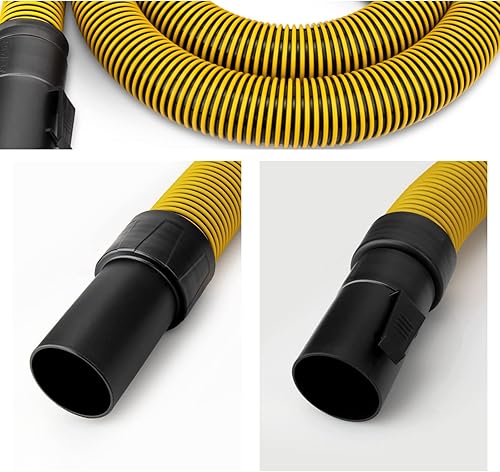 Miniatura 2 de DeWalt DXVA19-2500 Manguera de vacío ultra duradera para aspiradora de tienda, accesorios para aspiradora de tienda de 1-7/8", Amarillo