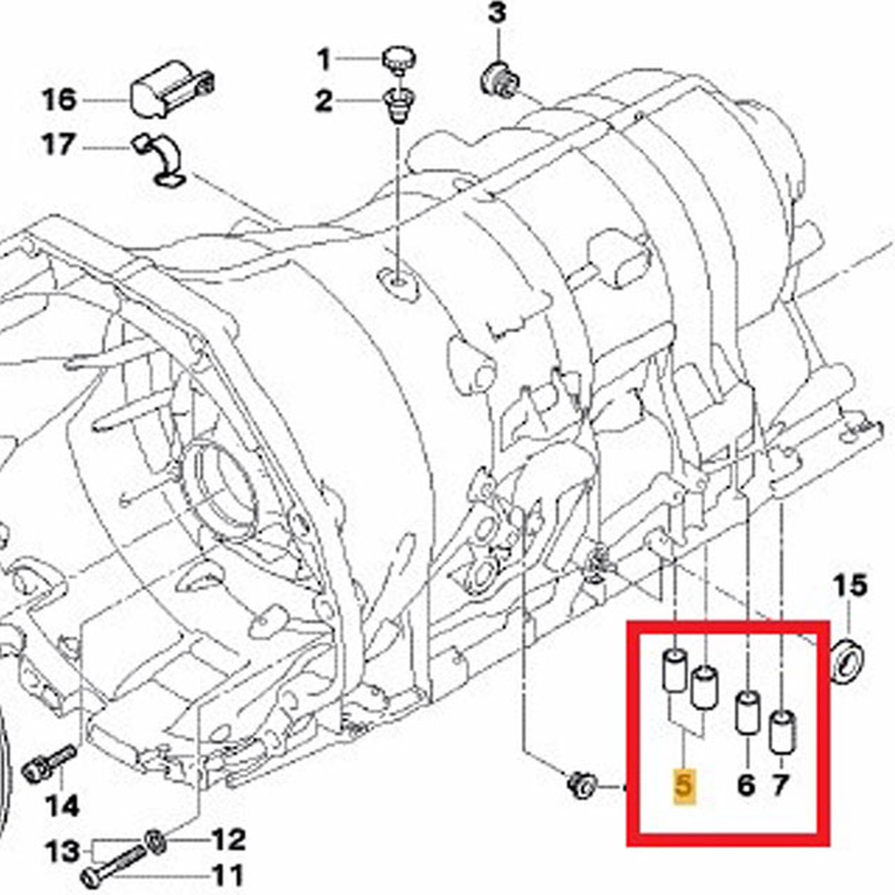 ZF 1068.298.062 Hydraulikfilter-Satz für BMW Automatikgetriebe mit ATF LifeguardFluid 6 + Dichtungen (Ölwechsel Set, 6-teilig)