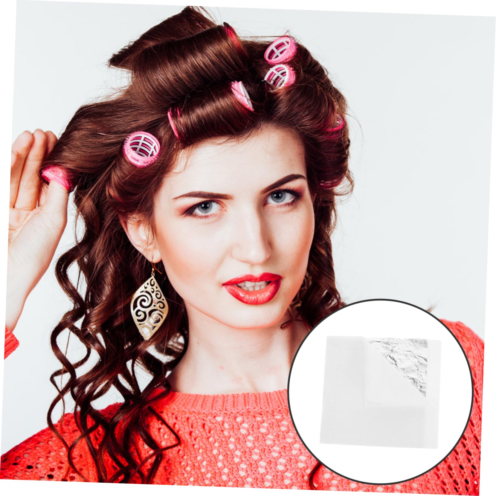 FRCOLOR 20 Pack Hair Perm Sheets Professional Barber Salon Perm s Sheets Heat Resistant Hair Perming Tool for Home Diy