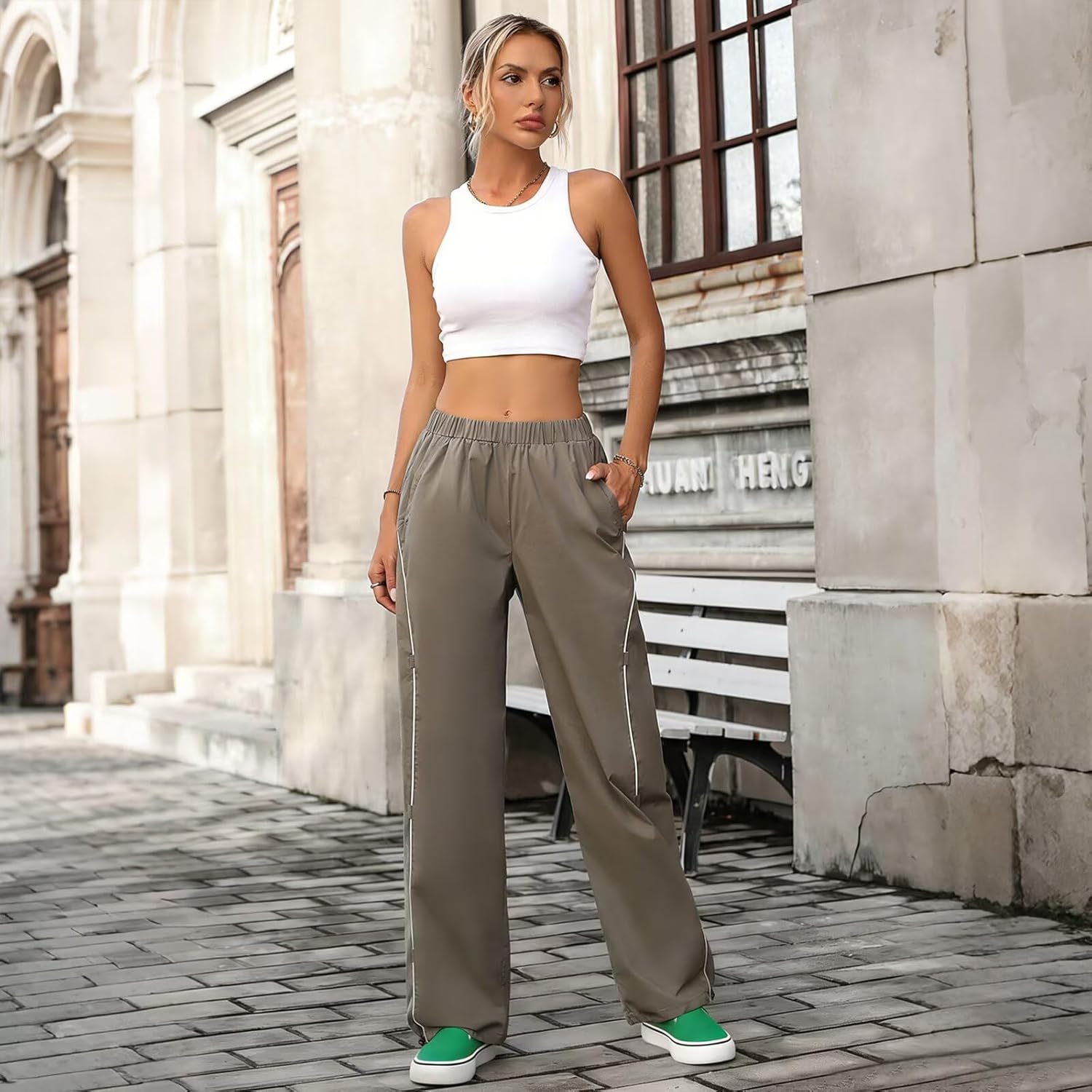 Women's Slip on Canvas Shoes Classic Casual Sneaker, Fashion Sneakers for Walking No Lace Travel - Image 3