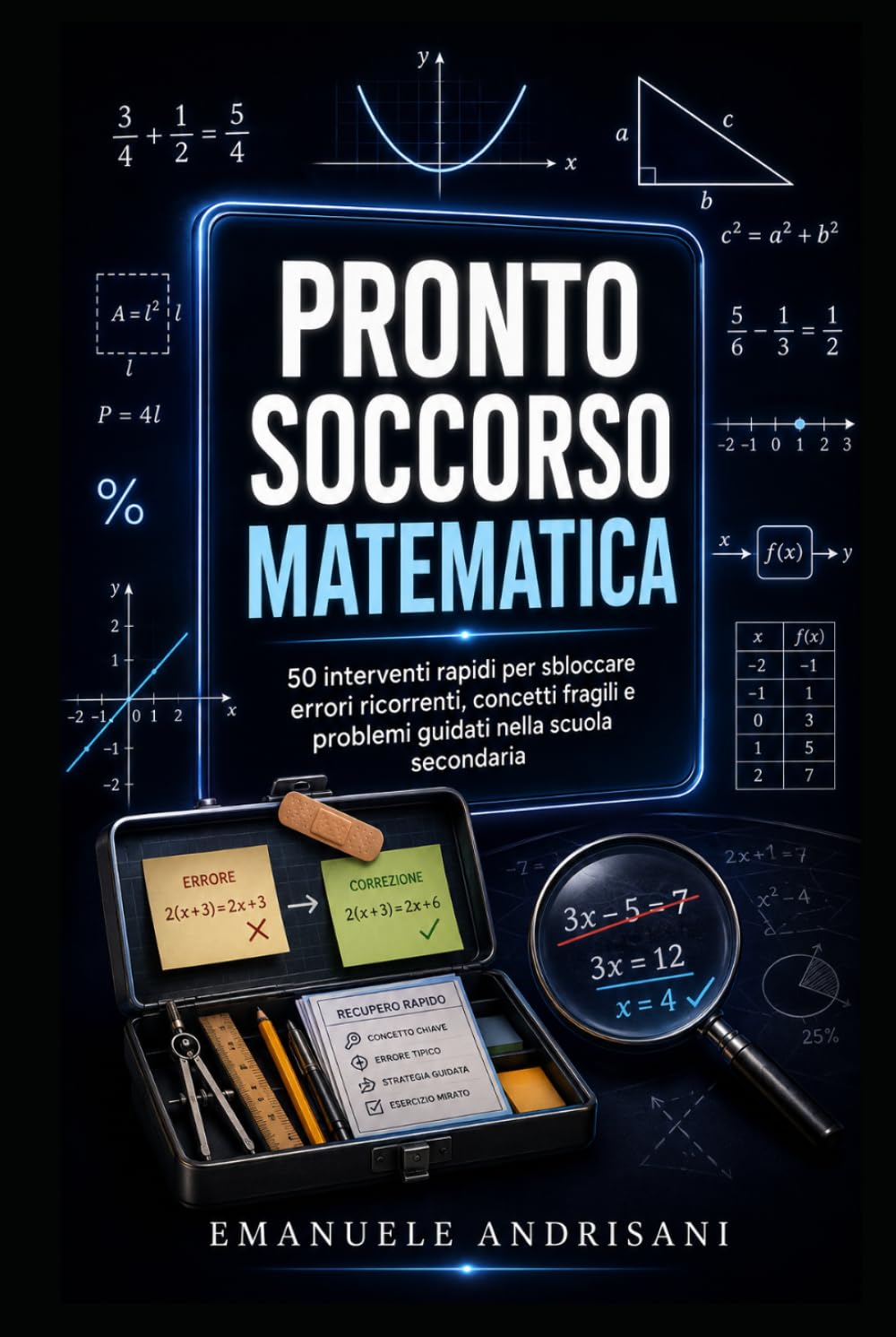 PRONTO SOCCORSO MATEMATICA: 50 interventi rapidi per sbloccare errori, misconcezioni e difficoltà ricorrenti nella scuola secondaria (PRONTO SOCCORSO MATEMATICA E FISICA)