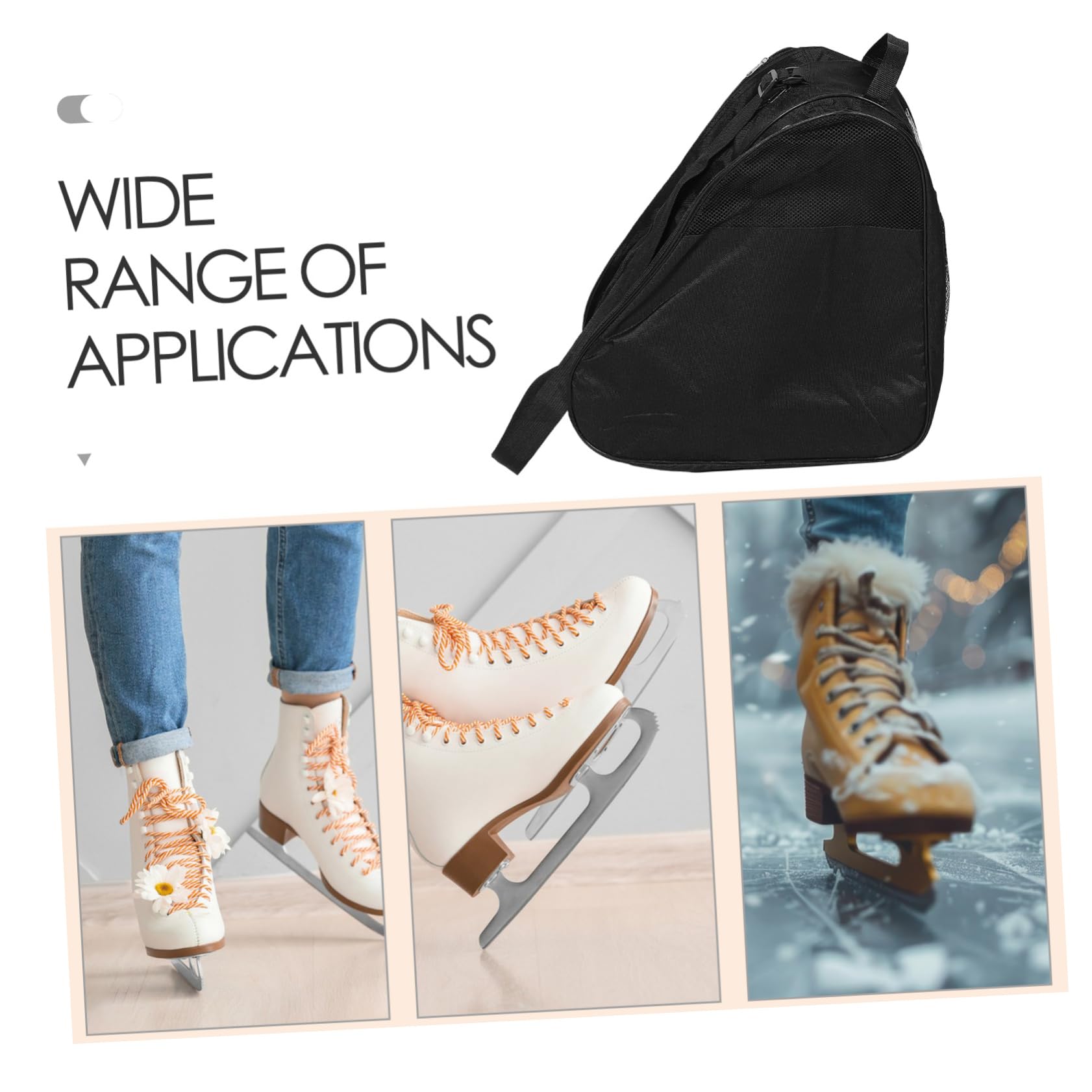 POPETPOP per Organizzatore Spaziosa e Zaino per Pattinaggio con Capacità Accessorio per Skater per e Altri
