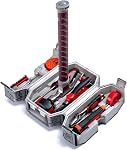 Hammer Boîte à outils, 29-Piece Jeu de main en métal réel pour la maison DIY et le travail du bois, les hommes nouveaux