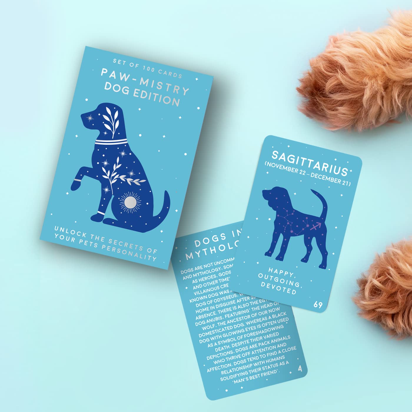 Gift Republic Paw-Mistry Dog Edition - Set of 100 Cards. Unlock The Secrets of Your Pets Personality!