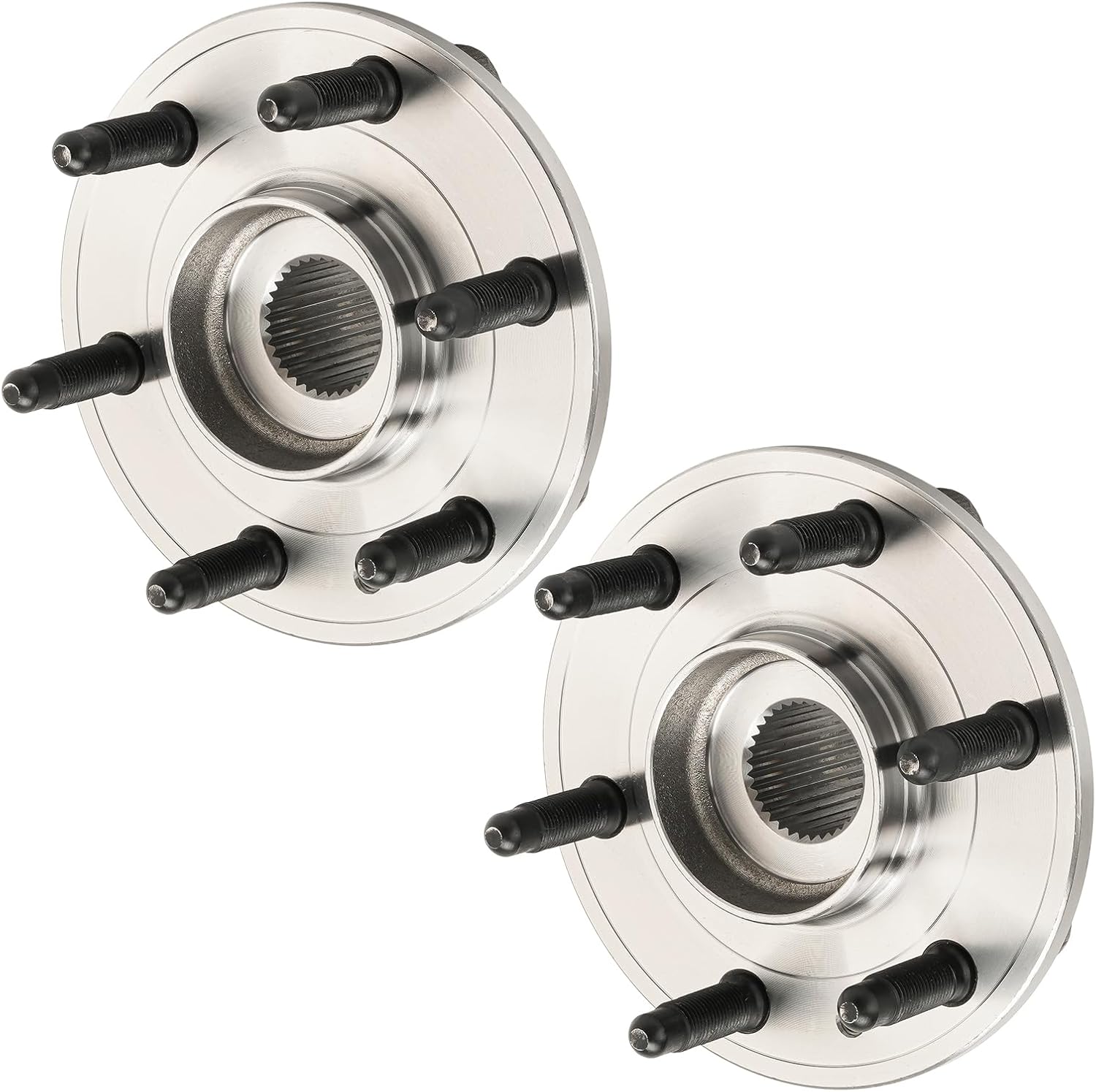 KAX 513277 2PCS Front Rear Wheel Hub Bearing Compatible with GMC Acadia Limited 2017,6 Lugs Wheel Bearing and Hub Assembly