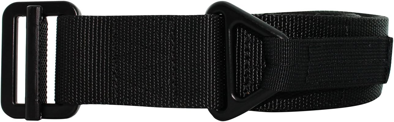 CQB Riggers Belt with Stainless Steel Buckle - Nylon Tactical Military Belt with Adjustable Waistband and High-Strength Buckle - Ideal for Pouches and Attachments When Backpacking, Hunting or Working