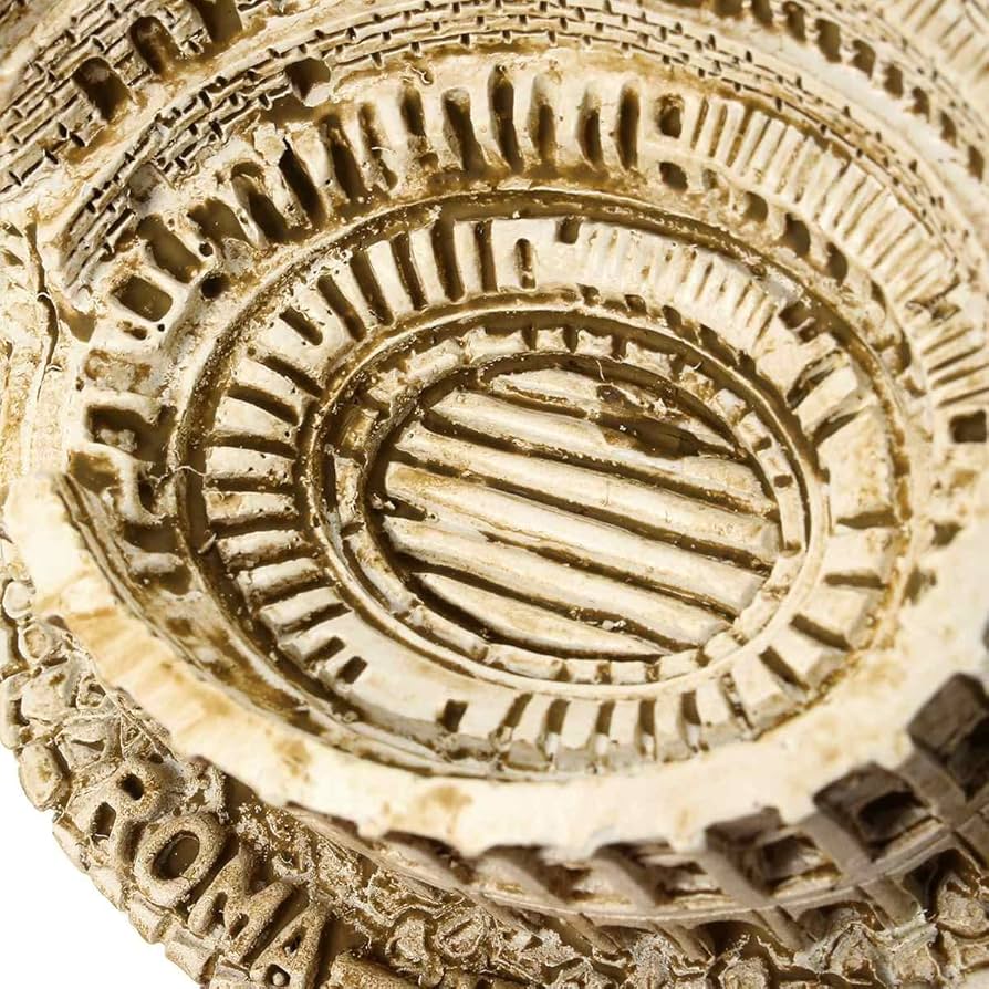 Amazon.co.jp: 建築ミニチュア樹脂の置物ローマのコロッセオ像