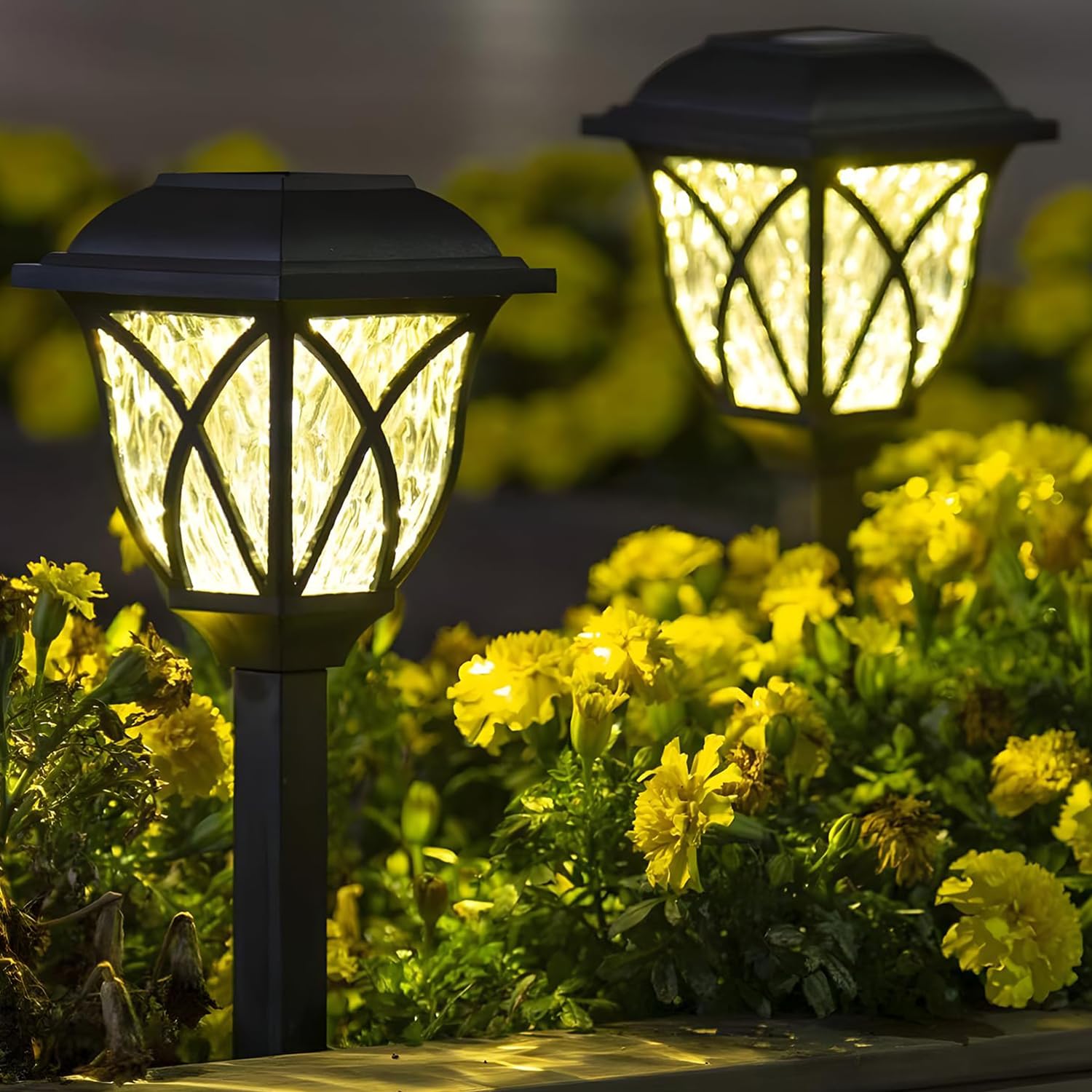 Pivalo Solar Crystal Lawn Light Landscape Lighting Sun Powered Outdoor Spotlights Decorative Waterproof Lanterns for Garden Patio Yard Pathway (Pack of 2, Led, 15 X 15 Cm, 15 X 15 Cm) (B0CZ49ZKN8) Amazon Price History, Amazon Price Tracker