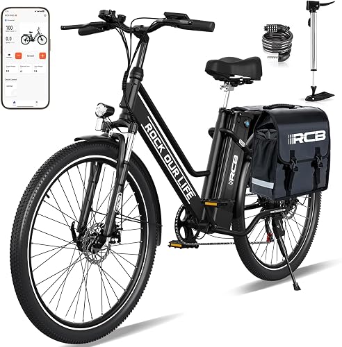 RK8S 26" Vélo Électrique Urbain Homme/Femme RCB