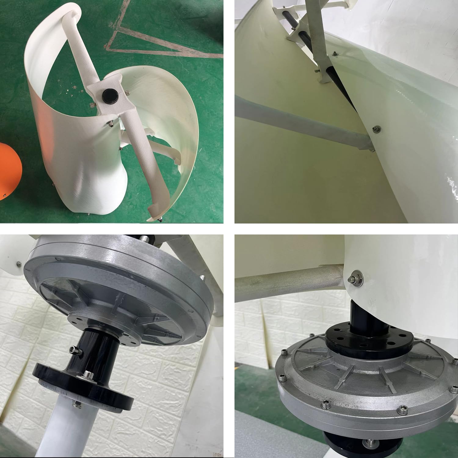 Turbina eólica Maglev de eje vertical 2000W 220V, Darrieus & Savonius 1,5 m, kit completo de generador eólico 2KW con inversor de red de 2000W