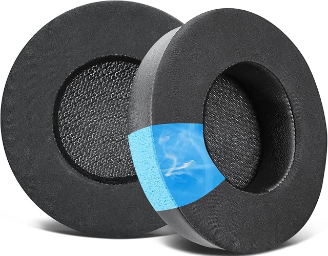 SOULWIT Cooling-Gel Earpads Cushions for Corsair Virtuoso RGB Wireless XT SE Gaming Headset, Ear Pads Replacement with Noise Isolation Foam, Added Thickness
