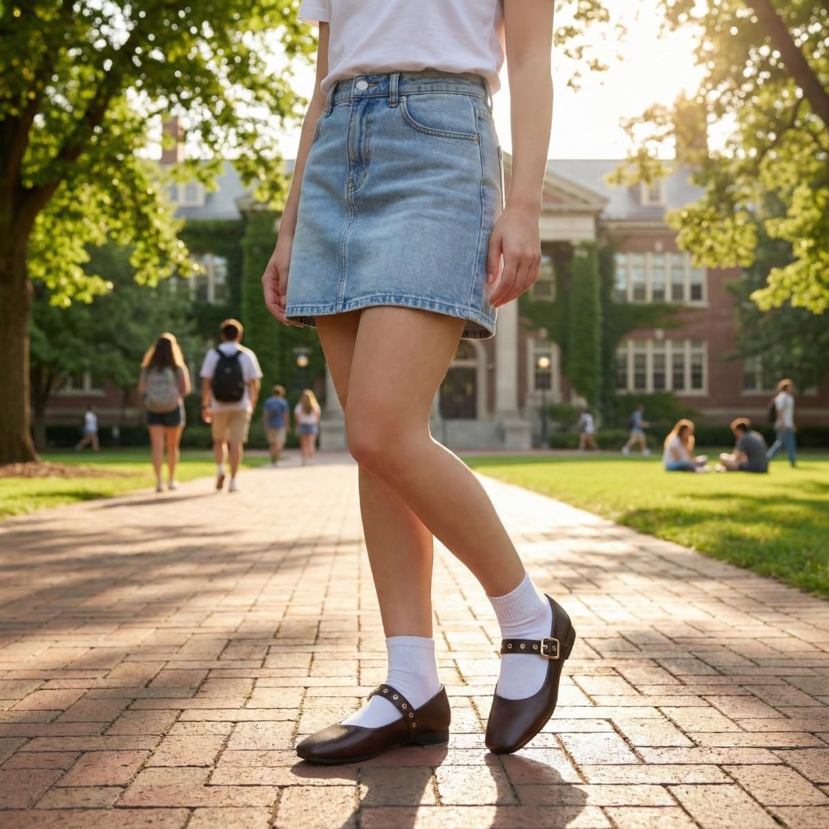 Mary Jane Shoes Women Ballet Flats with Strap Buckle Closed Toe MaryJanes Shoes Ballerina Flats for Women Dressy Comfortable - Image 8