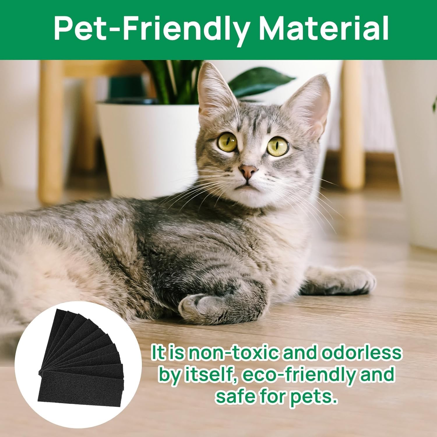 Aktivkohlefilter, kompatibel mit Litter-Robot 3, Katzentoilettenfilter, Ersatz für Katzentoiletten-Modelle, um Gerüche zu absorbieren, Feuchtigkeit von Haustieren zu kontrollieren und das Zuhause