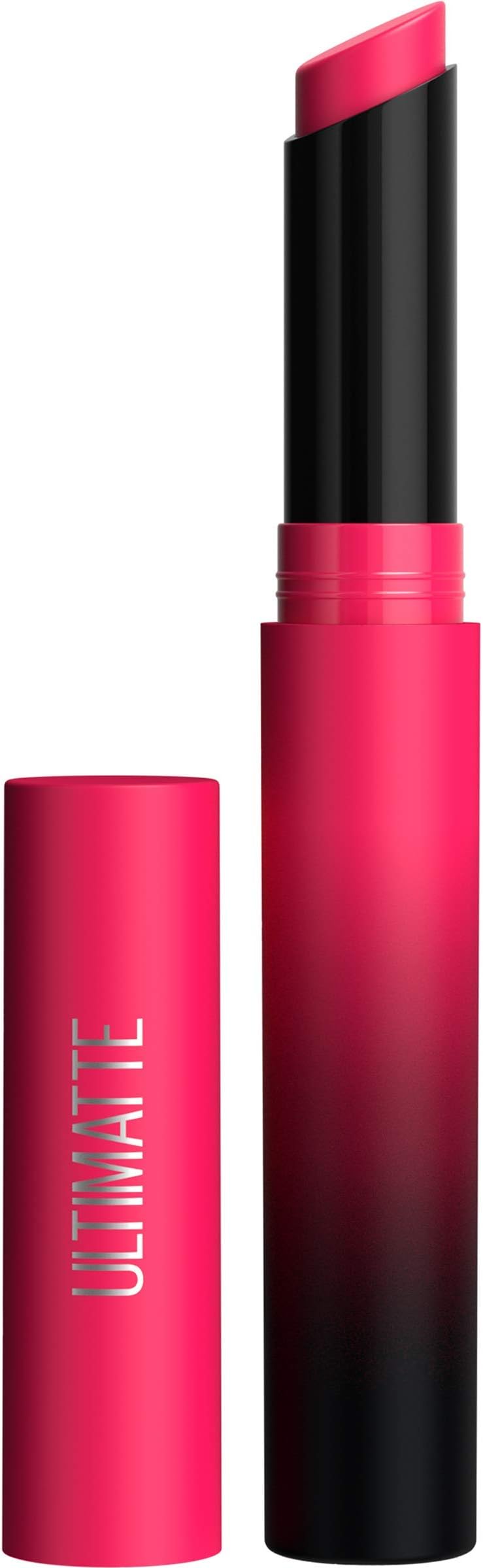 Maybelline New York Color Sensational Ultimatte Matte Lipstick, Non-Drying, Intense Color Pigment, More Magenta, Magenta Pink, 0.06 oz