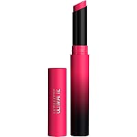 Vista 16 de Maybelline Color Sensational Ultimatte Lápiz labial mate sin secado, pigmento de color intenso, Más Malva, Rosa Malva Púrpura, 1 pieza