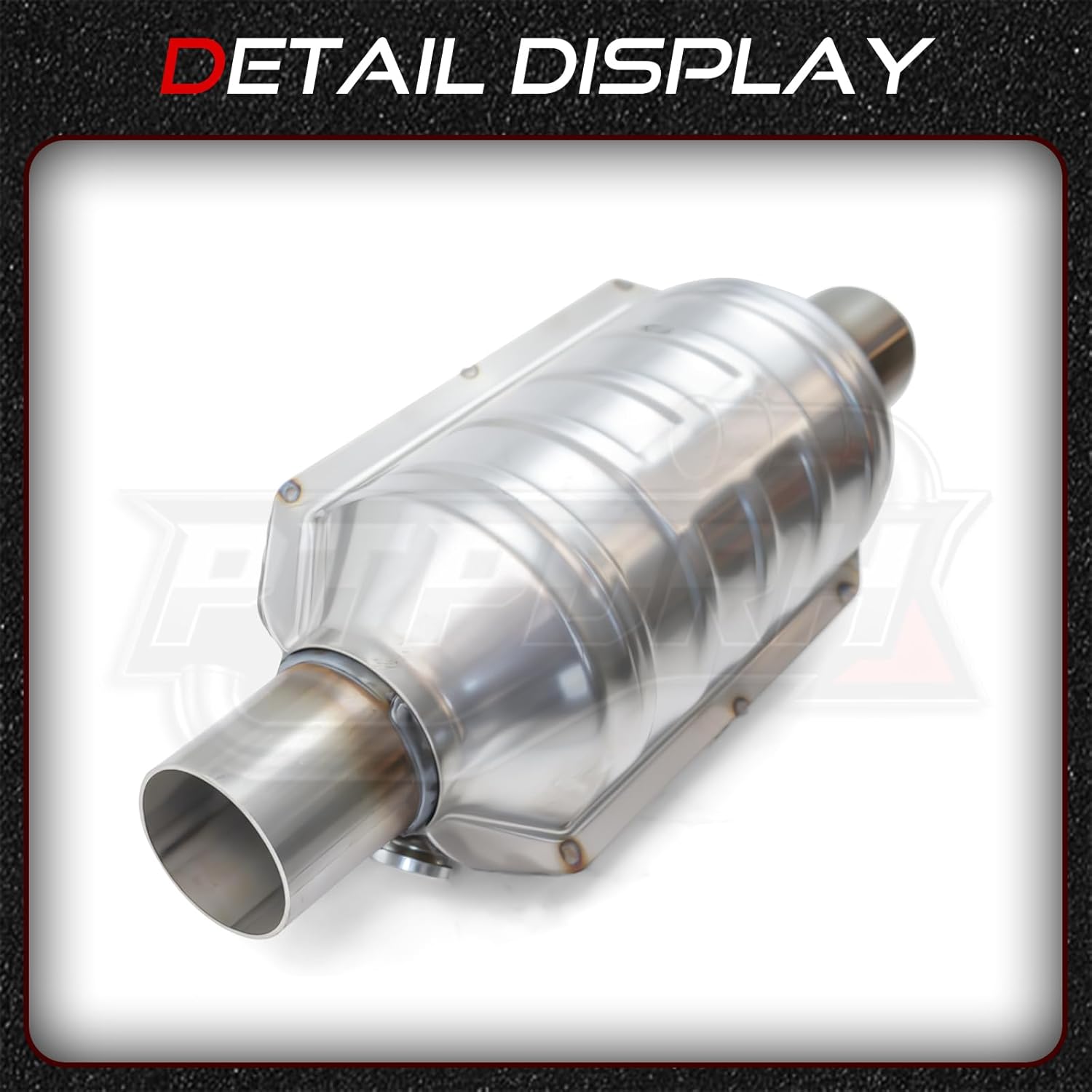 2" Universal Catalytic Converter with O2 Port & Heat Shield (EPA Compliant)