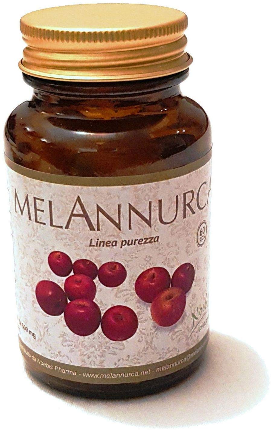 MELANNURCA - 60 CAPSULE - LA MELA DEL CUORE - con vero estratto di mela Annurca alleata della salute dei capelli | genuino naturale 100% alta qualità (Confezione da 3)