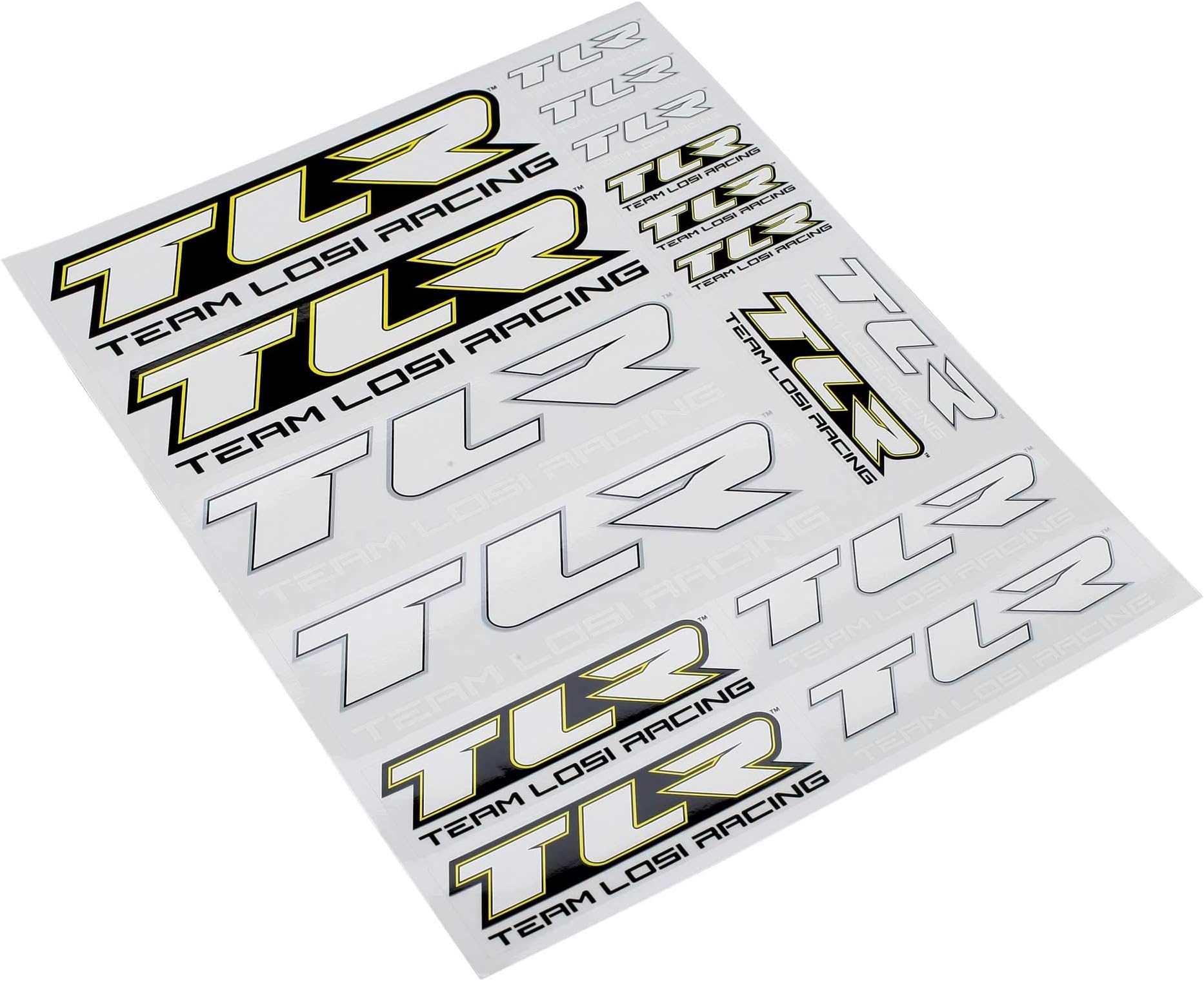 TLR Sticker Sheet TLR8300 Car/Truck Bodies Wings & Decals
