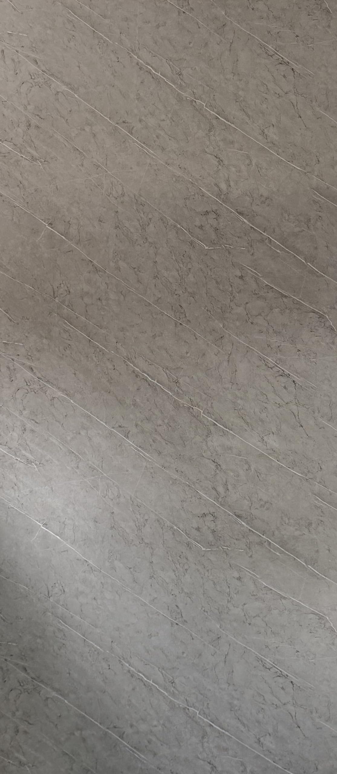 Built Right PVC Shower Wall Panels 1m x 2.4m Waterproof Bathroom Wall Panels 10mm Thick Decorative PVC Wall Cladding Splash Panels for Shower, Bathroom & Wet Rooms (Grey Marble)