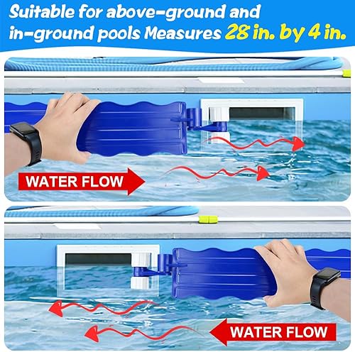 Miniatura 3 de Protector de desnatador de hojas de piscina, accesorio de desnatador de piscina manos libres para recoger residuos, brazo de desnatador de piscina