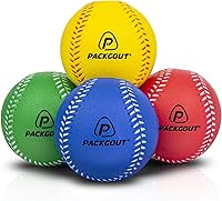 Vista 7 de PACKGOUT Pelotas de béisbol de espuma suave para niños y adolescentes - Pelotas de práctica y reemplazo