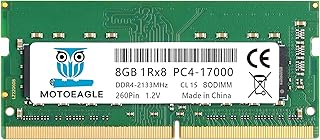 DDR4-2133 Mhz PC4-17000 8GB SO-DIMM 1Rx8 ノートPC用 メモリ 260-Pin 1.2V CL15 Non-Ecc RAM Memory Unbuffered