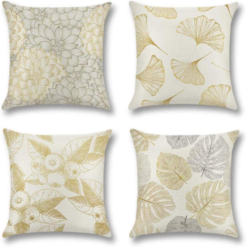 Set di 2 federe per cuscini in pelliccia sintetica bianca, 45x45 cm, federe decorative a quadri per divano, letto e soggiorno. | Leroy Merlin