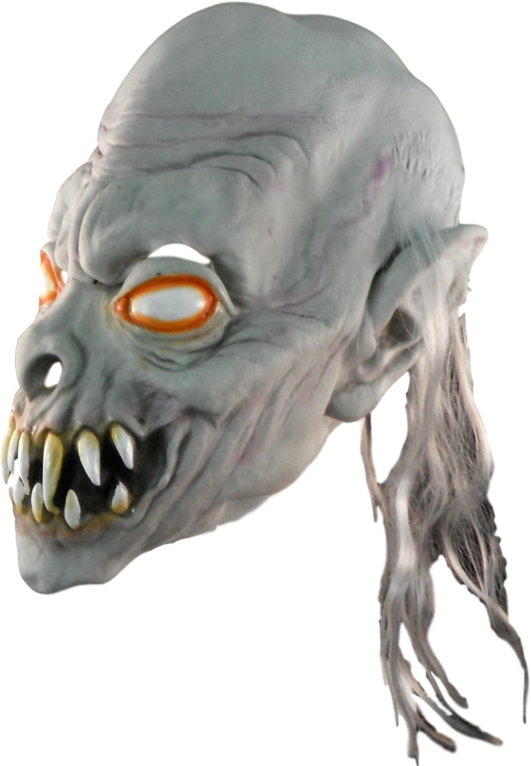 Balding Ghoul / Skeleton Demon Adult Halloween Mask (Pointy Eared Imp)