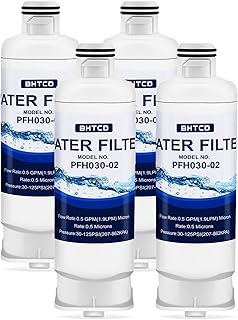 Water Filter Replaces Sam&sung Model RF23BB8600QL/ RF30BB6600QL/ RF30BB660012/ RF30BB6200QL/ RF29BB860012/ RS28CB760012(AA Included) Refrigerator Replacement- 4 PCS