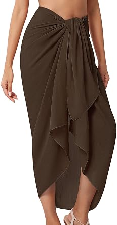 QIANXIZHAN Womens Swimsuit Cover Up,Beach Sarong Wrap Bottom Coverup