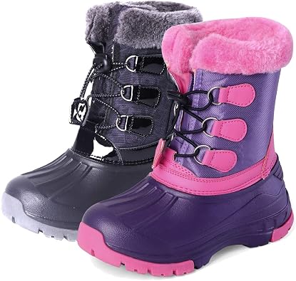 Nova Mountain Boys and Girls Waterproof Winter Snow Boots | Outdoor Boots