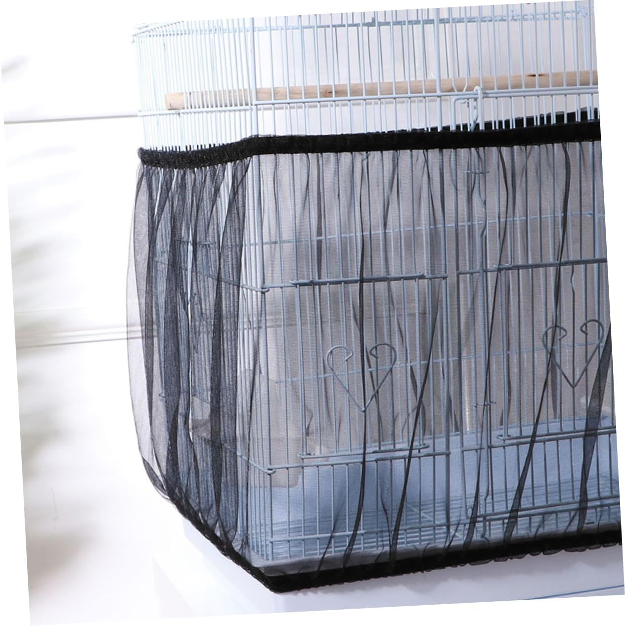 10pcs Birdcage Netting Cover Elastic Gauze Protector for Parrot and Birds Food Splashes Heavy-Duty Design for Birdcages