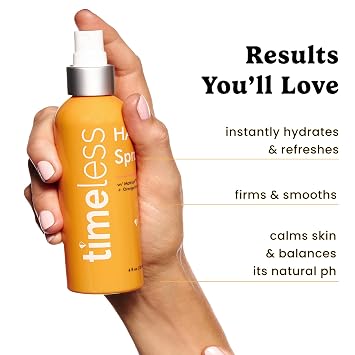 Timeless HA Matrixyl 3000 Orange Face Spray with Aloe, 4 fl oz