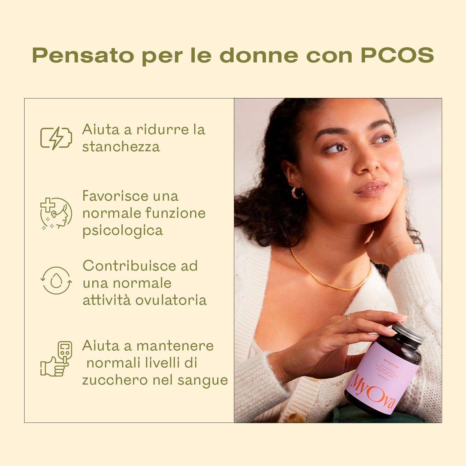 MyoPlus - Suplemento de myo-inositol para el SOP (PCOS) - 4000 mg de folato y 100 mg de cromo - Inositol en cápsulas - 120 cápsulas veganas - Fabricado en el Reino Unido por MyOva (Paquete de 2)