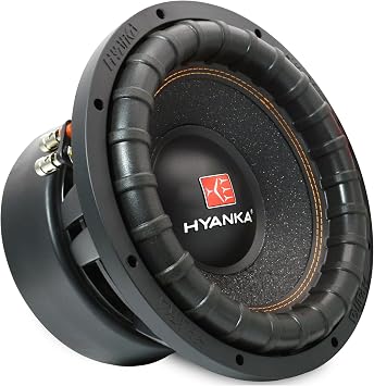 H YANKA BSP-12-2 12 Inch Subwoofer 3000W Max Power, 3" Dual Voice Coil, 2 Ohm, Car Audio Subwoofer, Black Aluminum Basket, Paper Cone, Deep Bass for Cars