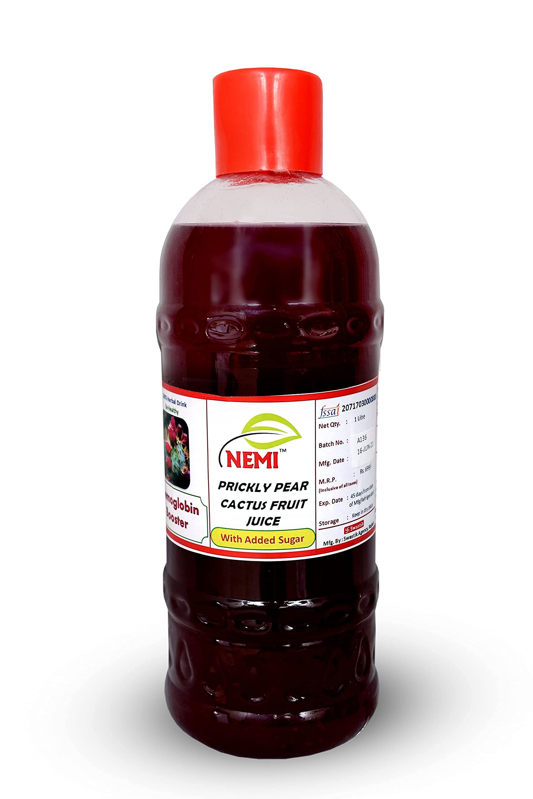 Buy NEMI Prickly Pear Cactus Fruit +Juice Supports Natural & juice
