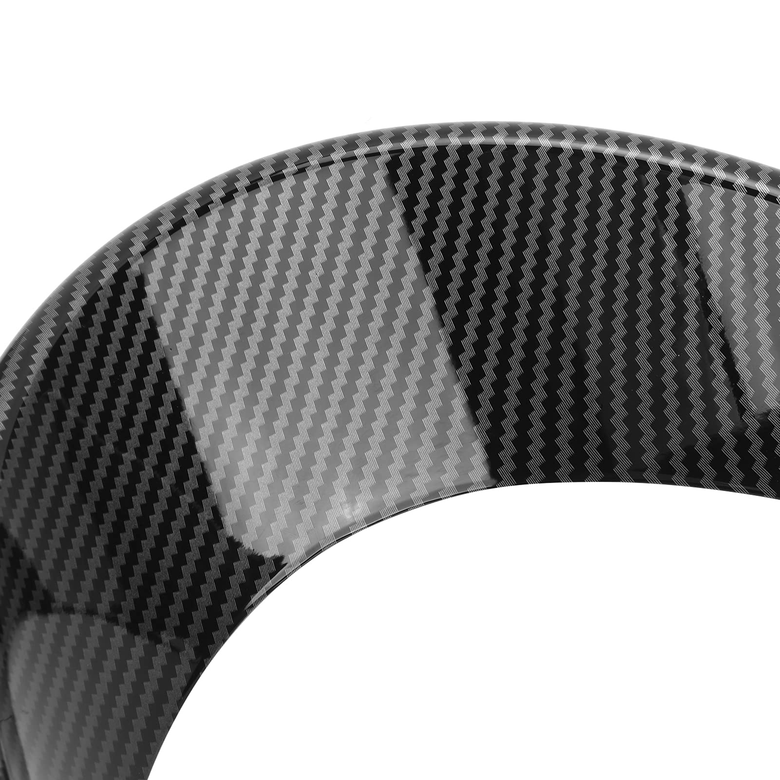 Carbon Fiber Dashboard Cover Trim für Fortwo Forfour 453 2015-2021 Armaturenbrett Zierleiste Instrumentenleiste Tachoabdeckung mit selbstklebender -beständige ABS Material Auto Inn