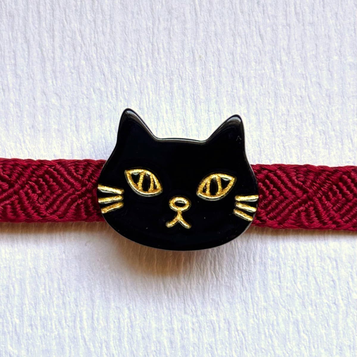 Amazon.co.jp: 帯留帯留め 黒猫 : ファッション