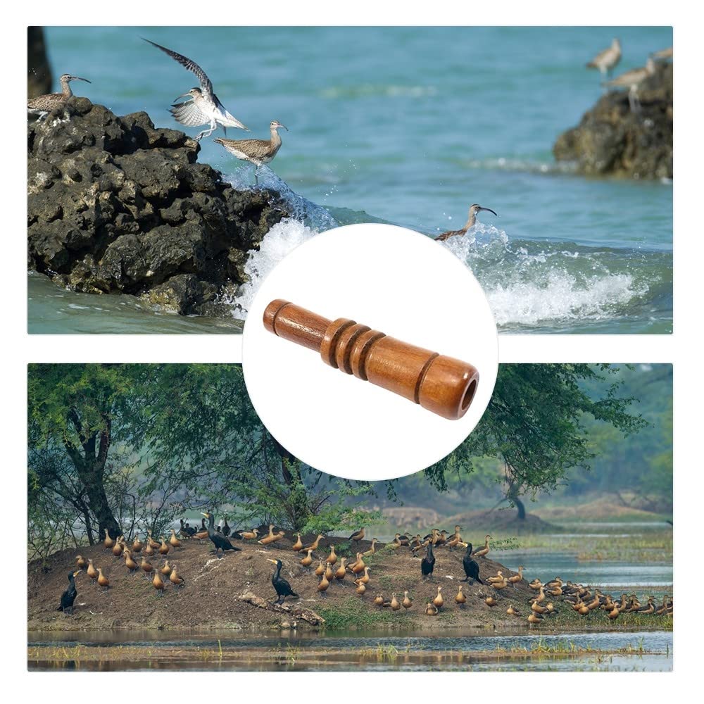 DONGKER Llamadas de pato, silbato de pato de imitación de imitación de pato, sonido fuerte para caza, camping, al aire libre, atrapar patos