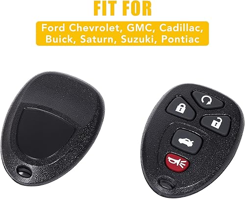 Miniatura 2 de Llavero de repuesto para Chevy Impala Monte Carlo Cadillac DTS Buick Lucerne 2006 2007 2008 2009 2010 2011 2012 2013 #OUC60270 15912860 10337866,