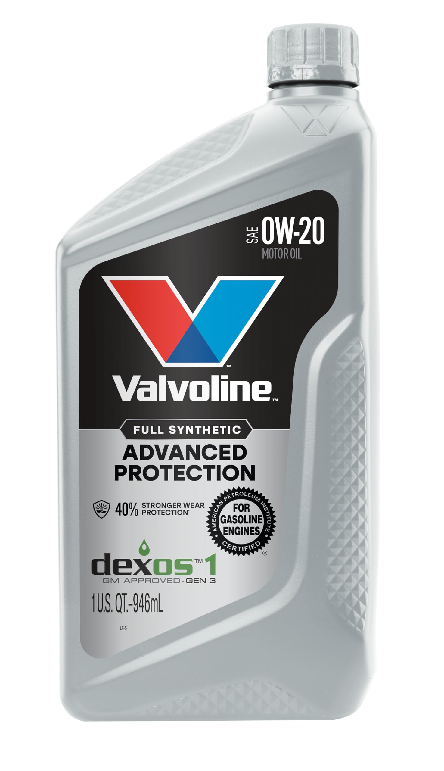 Valvoline Advanced Full Synthetic SAE 0W-20 Motor Oil 1 QT