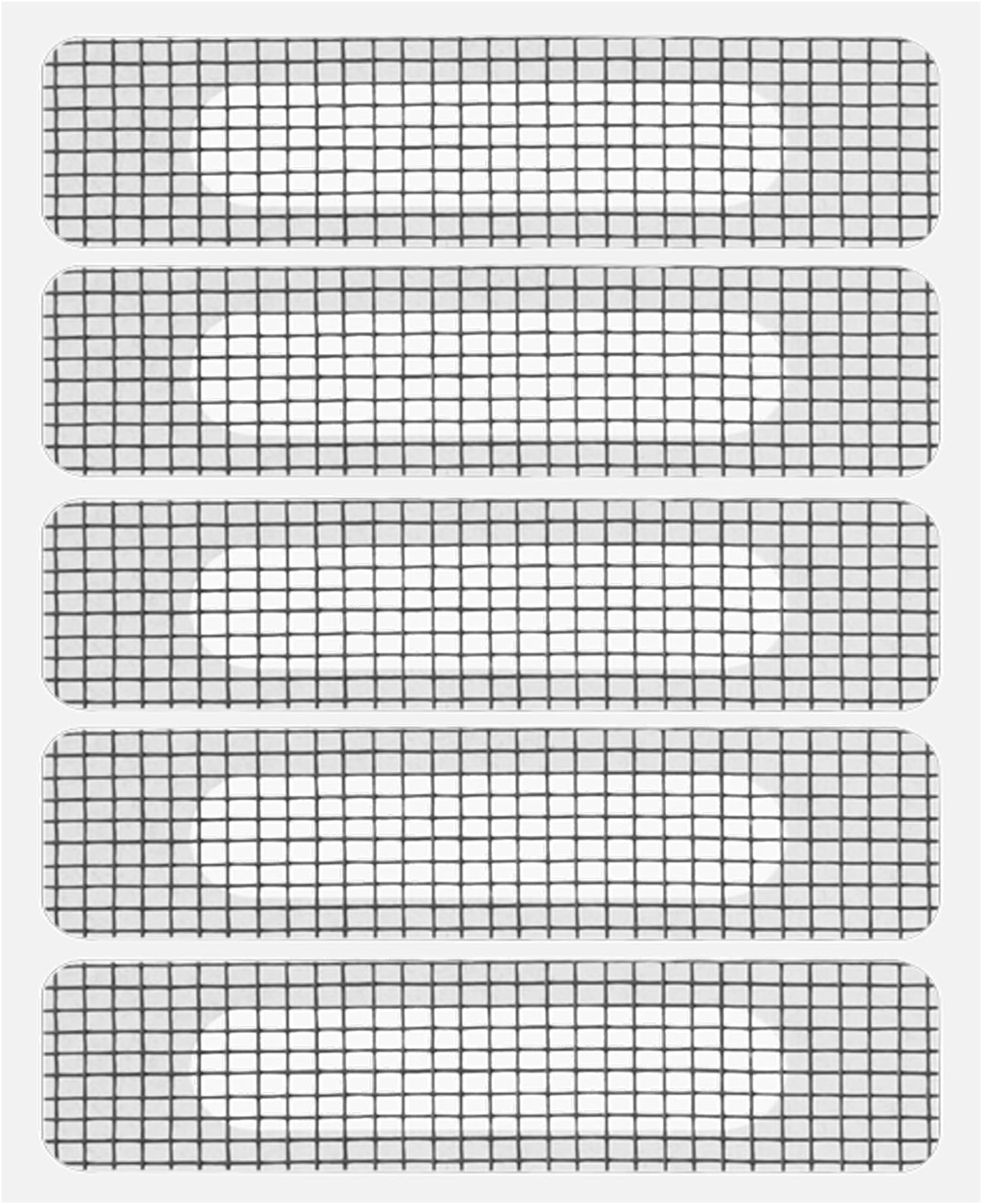 25 Piece Set of Screen Window Repair Stickers, Screen mesh for Windows, Water Holes, Sand Windows, Broken Holes, Home self-Adhesive Hole Repair Stickers